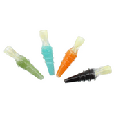 3" CHILLUM WITH 3 GLASS RINGS | 1CT